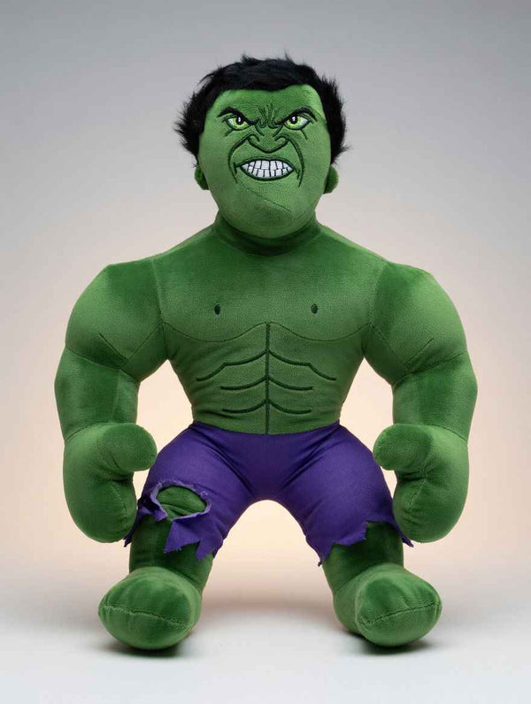 Green Superhero Muscle Plush Toy