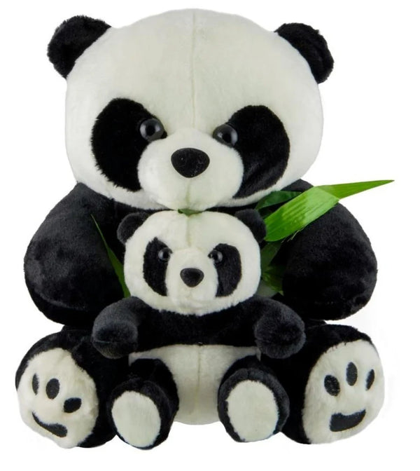 Super Soft Mommy & Baby Panda Plush Toy