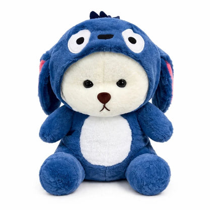 Soft Stuffed Teddy Bear with Cap | 4 Colors