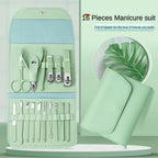 16-PIECE NAIL CLIPPER SET HOUSEHOLD MANICURE BEAUTY TOOLS PORTABLE