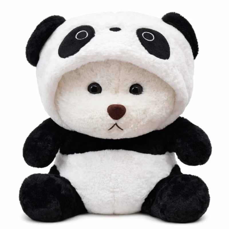 Soft Stuffed Teddy Bear with Cap | 4 Colors