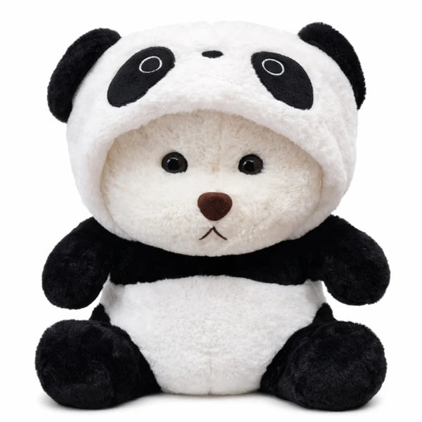 Soft Stuffed Teddy Bear with Cap | 4 Colors