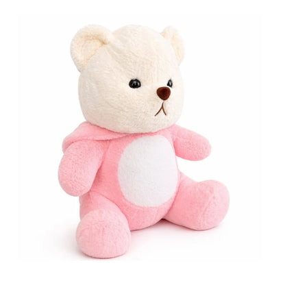 Soft Stuffed Teddy Bear with Cap | 4 Colors