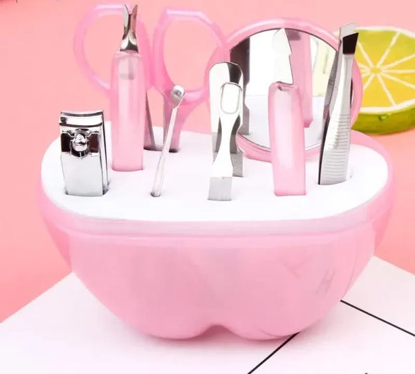 8 PIECES APPLE MANICURE KIT