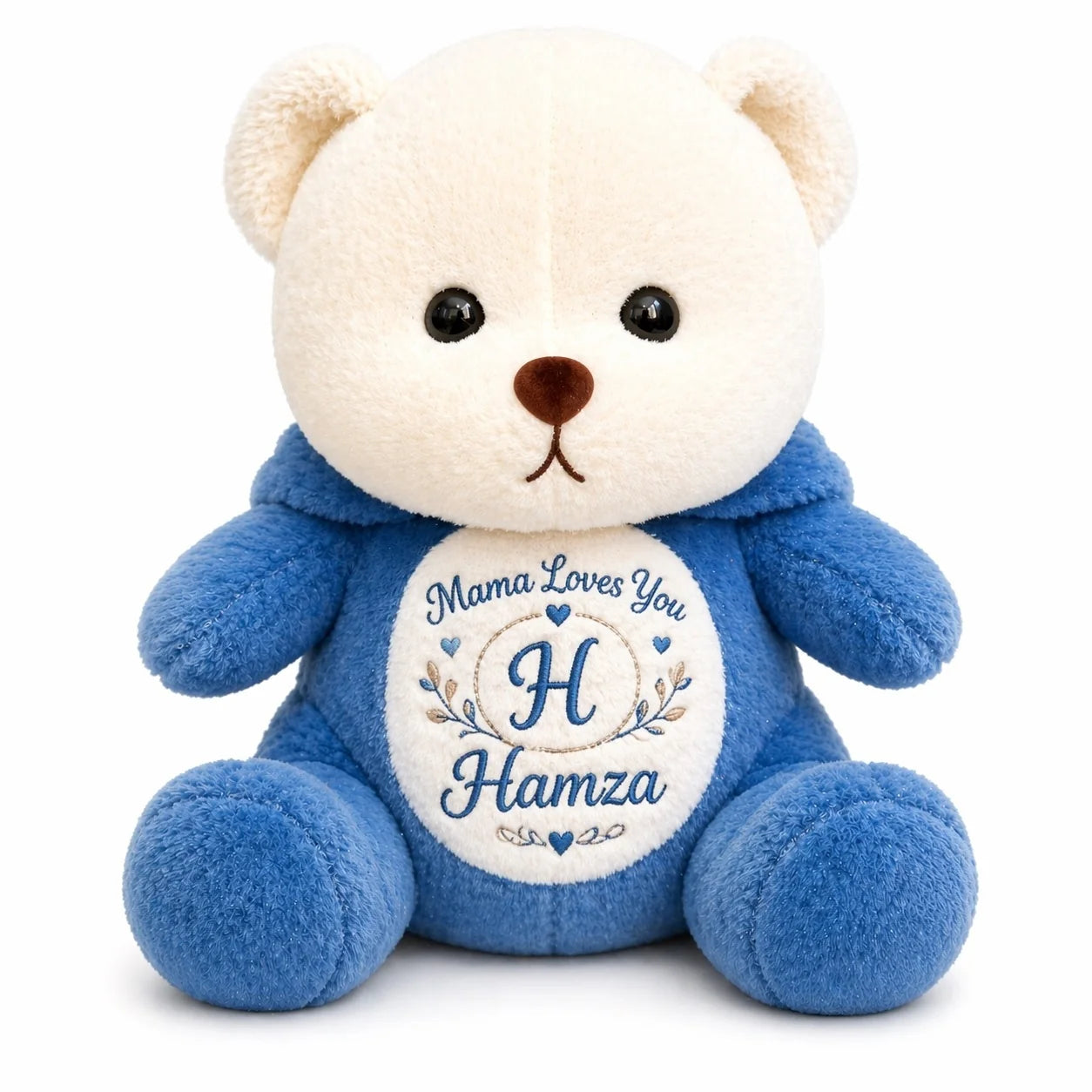 Soft Stuffed Teddy Bear with Cap | 4 Colors