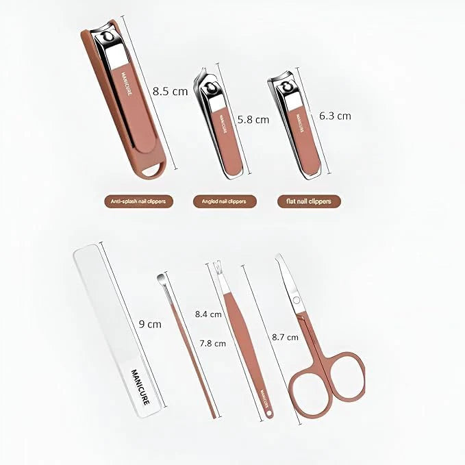 8-PIECE PROFESSIONAL MANICURE & NAIL CARE SET