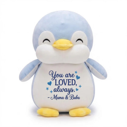 Plush Penguin Soft Toy Grey 30cm – Cute Cuddly Penguin Stuffed Animal